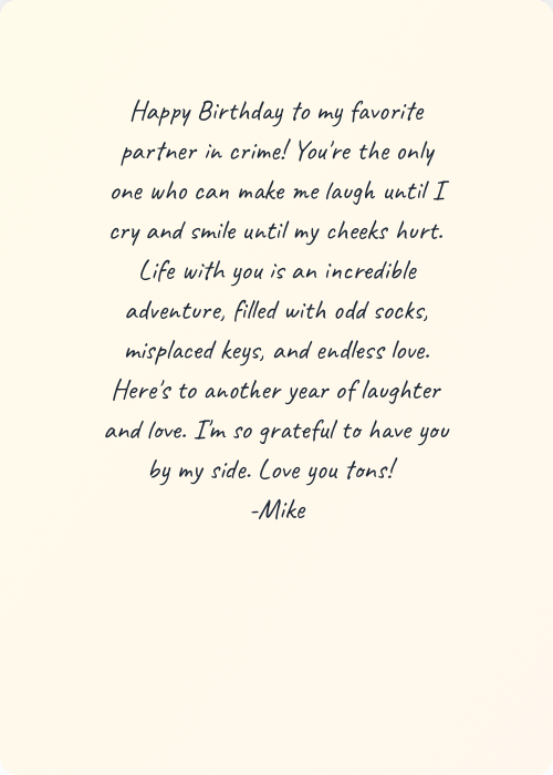 Card inside message